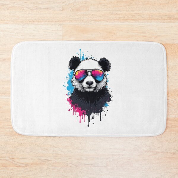 Item preview, Cool Panda with Graffiti Shades - Edgy Streetwear Art designed and sold by KhadijaBatool38.