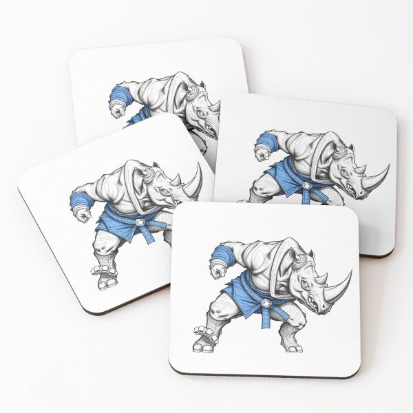 Item preview, Rhino Mat Enforcer – Smash First, Talk Later designed and sold by Martial-Art-23.