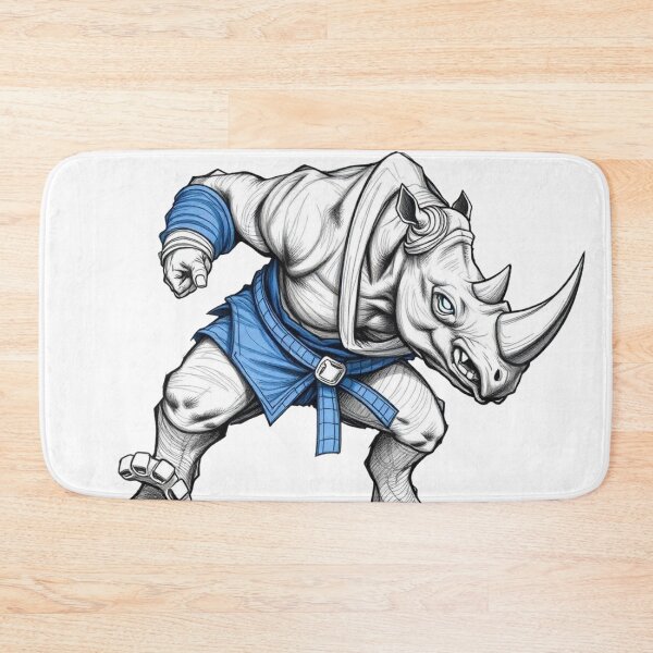 Item preview, Rhino Mat Enforcer – Smash First, Talk Later designed and sold by Martial-Art-23.