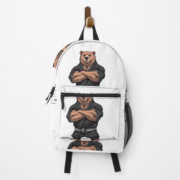 Item preview, Mat Enforcer Bear - fierce BJJ bear designed and sold by Martial-Art-23.