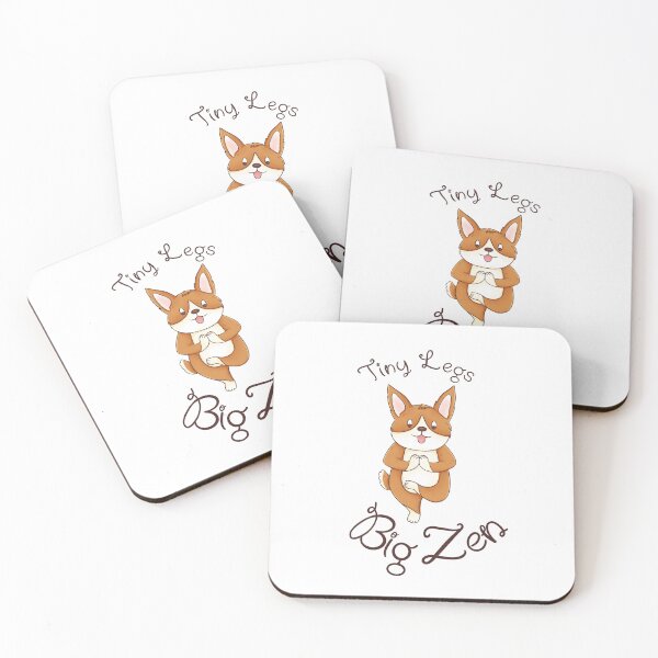 Item preview, Cute Corgi striking a Yoga Pose Sticker designed and sold by Doodleooly.
