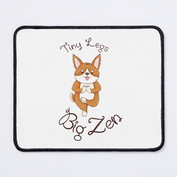 Item preview, Cute Corgi striking a Yoga Pose Sticker designed and sold by Doodleooly.