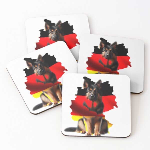 Item preview, Loyal German Shepherd Dog – Full Body Sitting Portrait – Powerful and Noble Expression designed and sold by PawAndSoul.