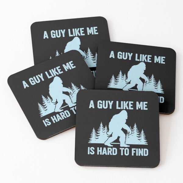 Item preview, A Guy Like Me Is Hard To Find - Bigfoot Silhouette designed and sold by Linework Studio.