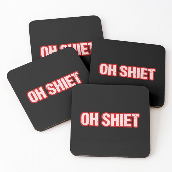 Item preview, Oh Shiet, Outlined Red designed and sold by Memes N Lore .