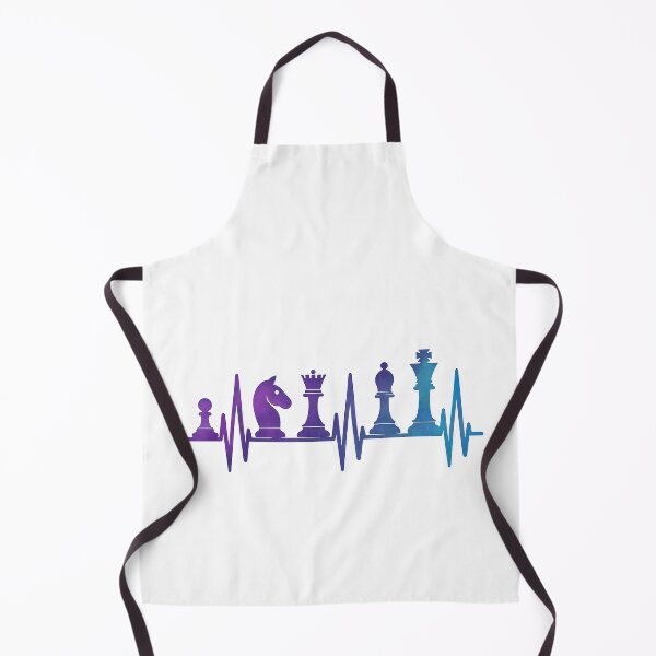 Item preview, Heartbeat Chess Piece Design in Gradient Colors designed and sold by ArtfulWeave.