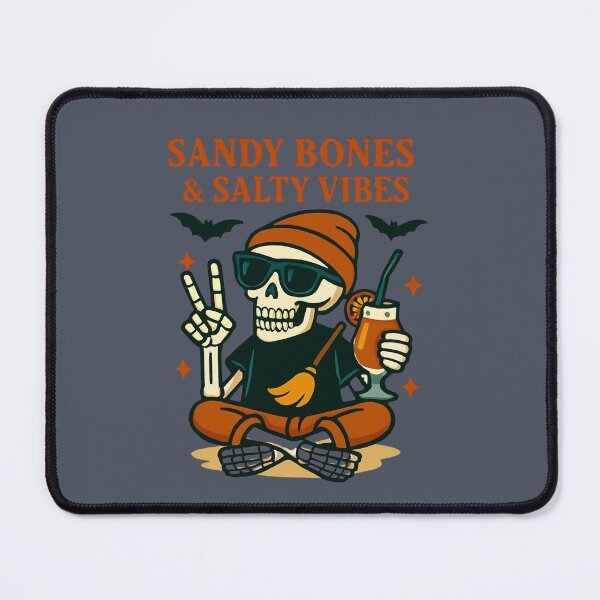 Item preview, Sandy Bones & Salty Vibes Skeleton Beach Art designed and sold by WillowPages.