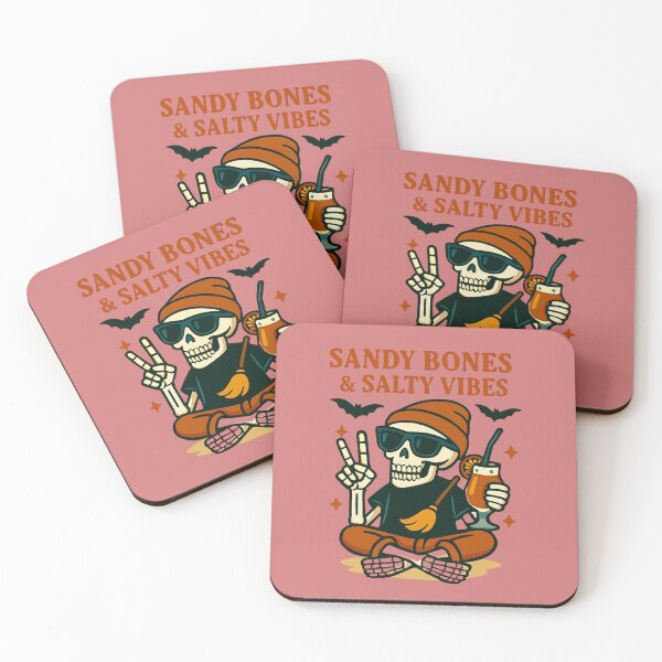 Item preview, Sandy Bones & Salty Vibes Skeleton Beach Art designed and sold by WillowPages.