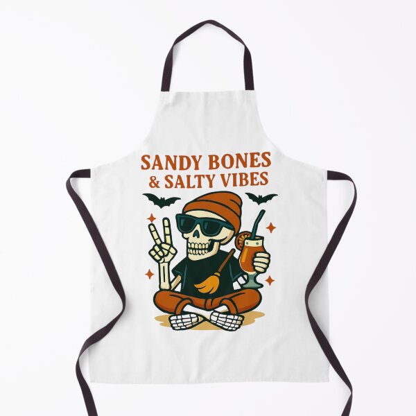 Item preview, Sandy Bones & Salty Vibes Skeleton Beach Art designed and sold by WillowPages.