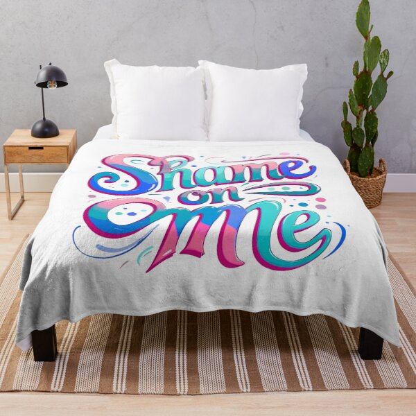 Item preview, Colorful text SHAME ON ME designed and sold by Maikhelus.