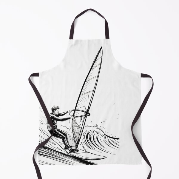 Item preview, Dynamic Male Wind Surfer Wave Ride designed and sold by ShadowAndSlate.