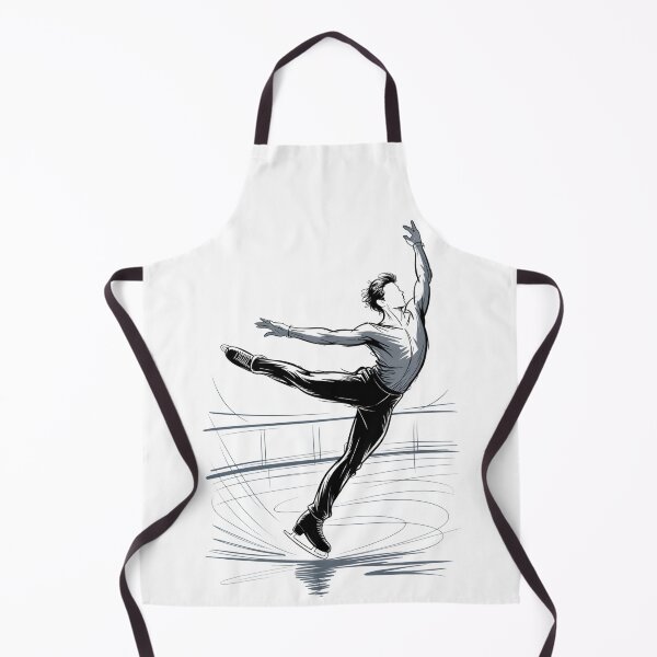 Item preview, Dynamic Male Ice Skater Spin designed and sold by ShadowAndSlate.