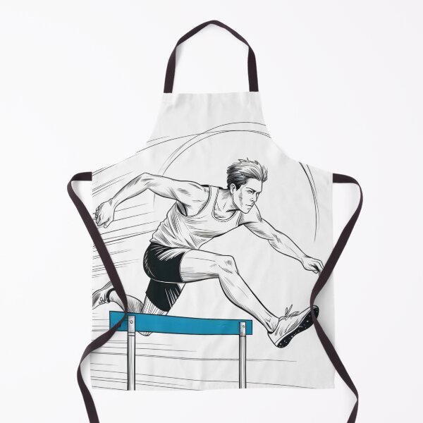 Item preview, Dynamic Male Hurdler Clear designed and sold by ShadowAndSlate.