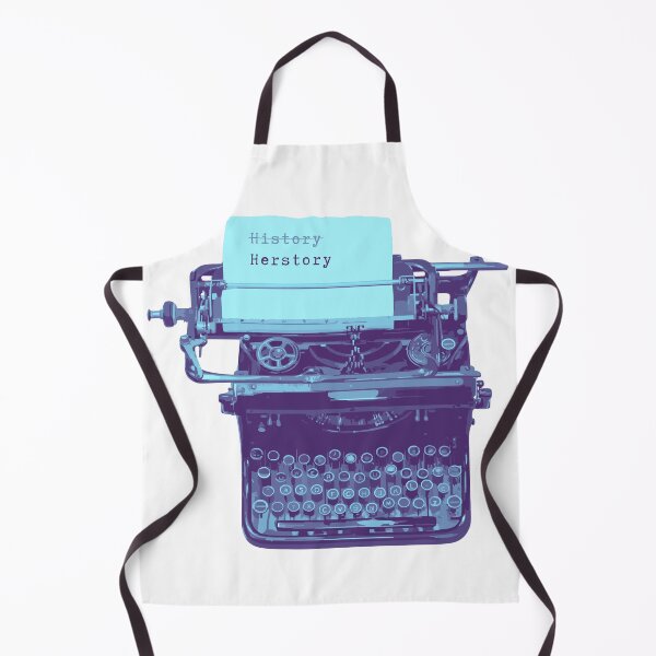 Item preview, Make History Herstory - antique typewriter bold pop colors vintage retro designed and sold by RabbitHoleThings.