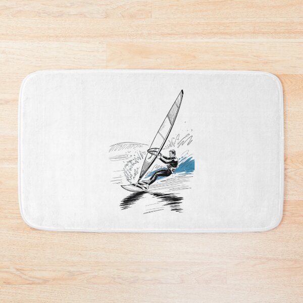 Item preview, Dynamic Male Wind Surfer Action designed and sold by ShadowAndSlate.