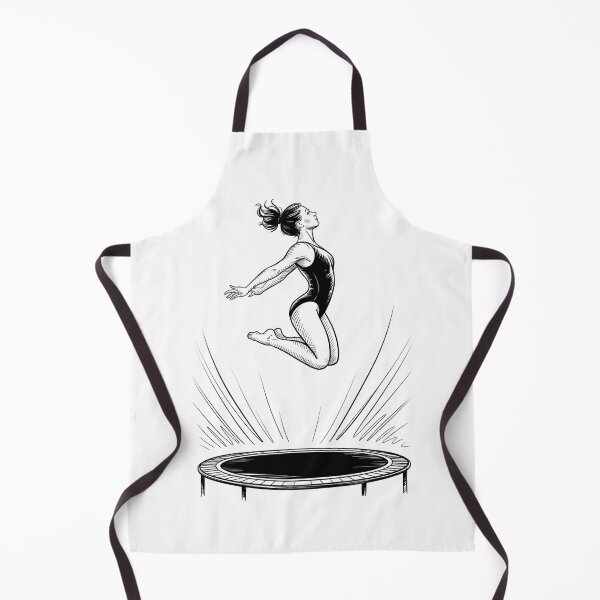Item preview, Dynamic Female Trampolinist Jump designed and sold by ShadowAndSlate.