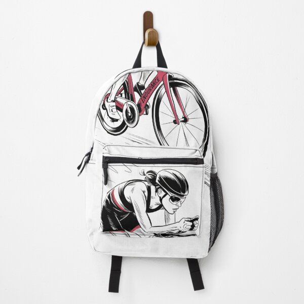 Item preview, Dynamic Female Race Cyclist Sprint designed and sold by ShadowAndSlate.