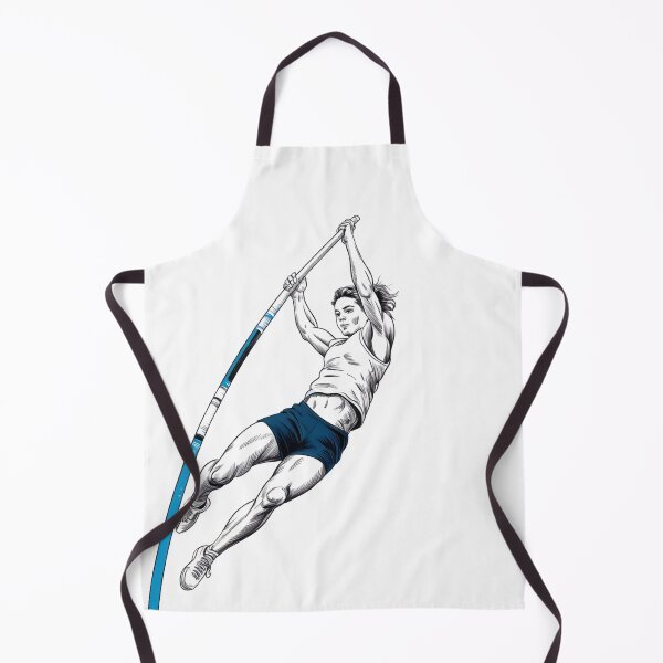 Item preview, Dynamic Female Pole Vaulter Jump designed and sold by ShadowAndSlate.