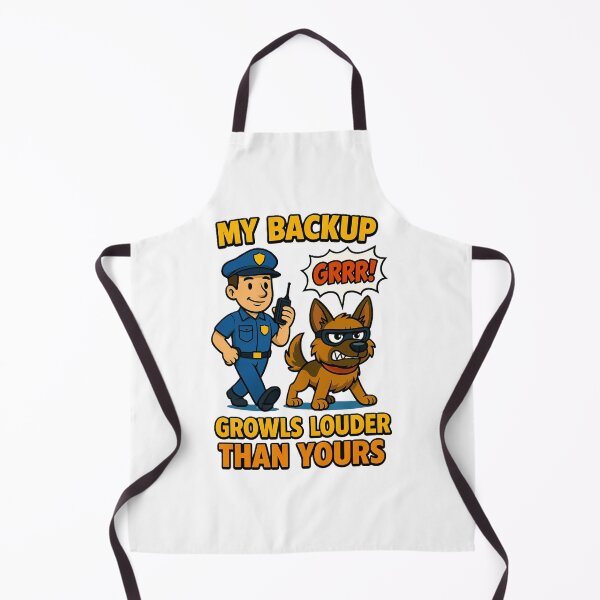 Item preview, K-9 My Backup Growls Louder Than Yours designed and sold by RoliPictures.