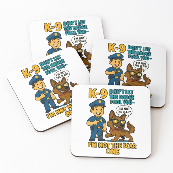 Item preview, K-9 Don’t Let The Badge Fool You I’m Not The Scary One designed and sold by RoliPictures.