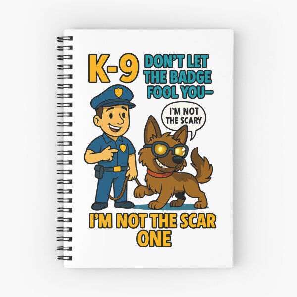 Item preview, K-9 Don’t Let The Badge Fool You I’m Not The Scary One designed and sold by RoliPictures.