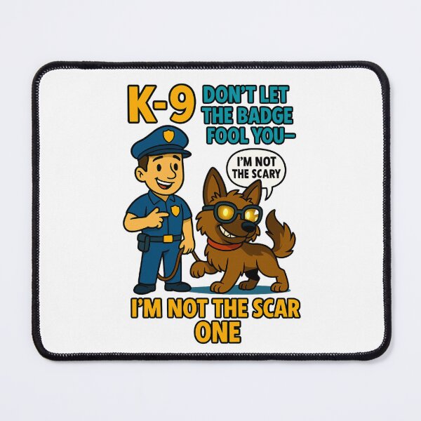 Item preview, K-9 Don’t Let The Badge Fool You I’m Not The Scary One designed and sold by RoliPictures.