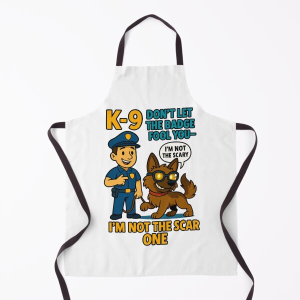Item preview, K-9 Don’t Let The Badge Fool You I’m Not The Scary One designed and sold by RoliPictures.