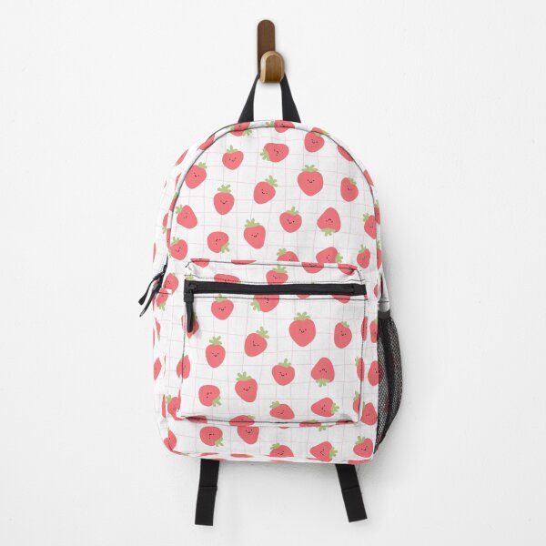 Item preview, Cute Strawberry Grid Pattern designed and sold by smeraldosecrets.