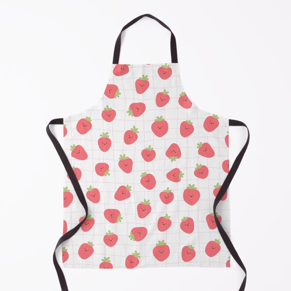 Item preview, Cute Strawberry Grid Pattern designed and sold by smeraldosecrets.