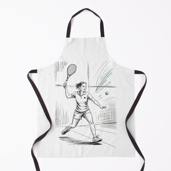 Item preview, Dynamic Female Squash Player Action designed and sold by ShadowAndSlate.