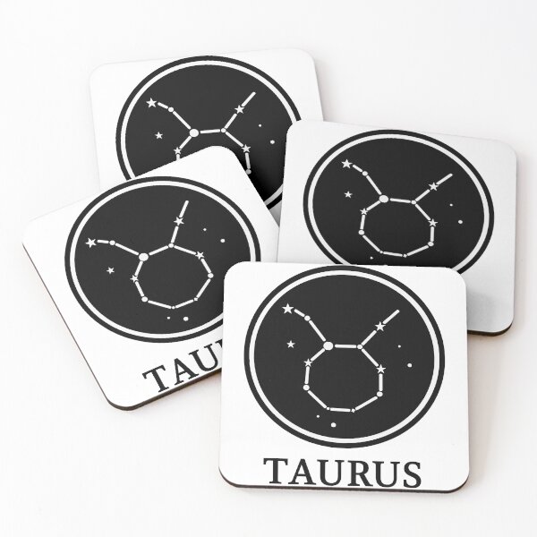 Item preview, Minimalist Taurus Constellation Zodiac Design designed and sold by ArtfulWeave.