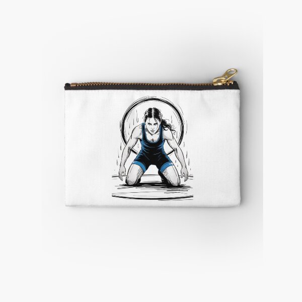 Item preview, Dynamic Female Wrestler Ready Pose designed and sold by ShadowAndSlate.