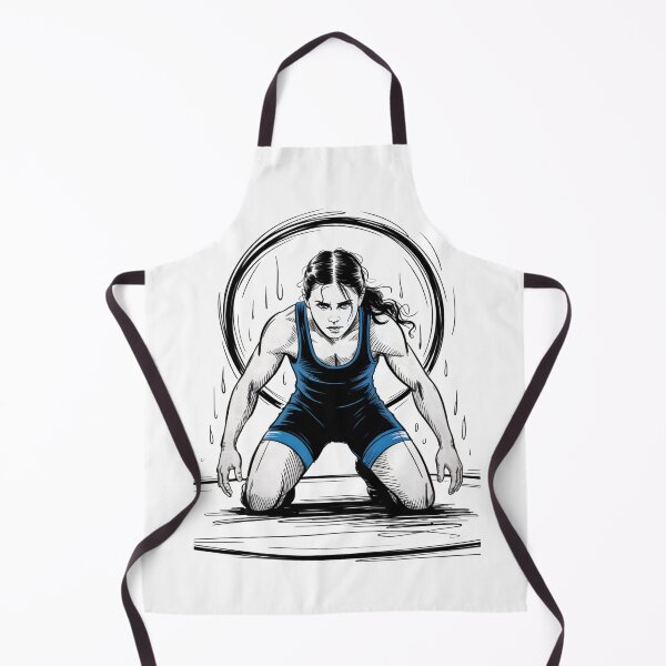 Item preview, Dynamic Female Wrestler Ready Pose designed and sold by ShadowAndSlate.