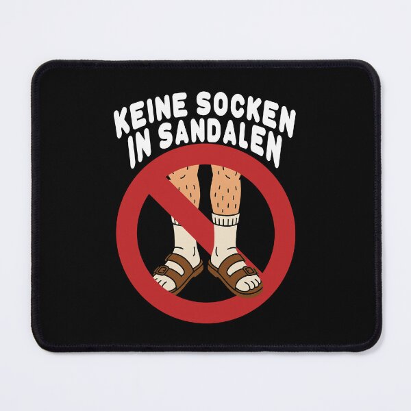 Item preview, Keine Socken in Sandalen | Lustiges Mode-Verbrechen Design designed and sold by Qudkin.