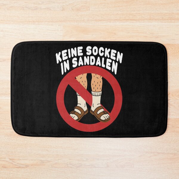 Item preview, Keine Socken in Sandalen | Lustiges Mode-Verbrechen Design designed and sold by Qudkin.