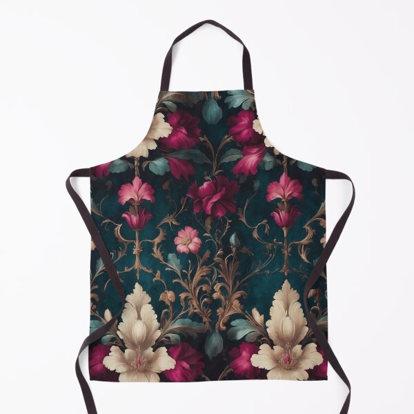 Item preview, Victorian Gothic Floral Pattern in Rich Jewel Tones – Dark Romantic Aesthetic Design designed and sold by dreamparlor.