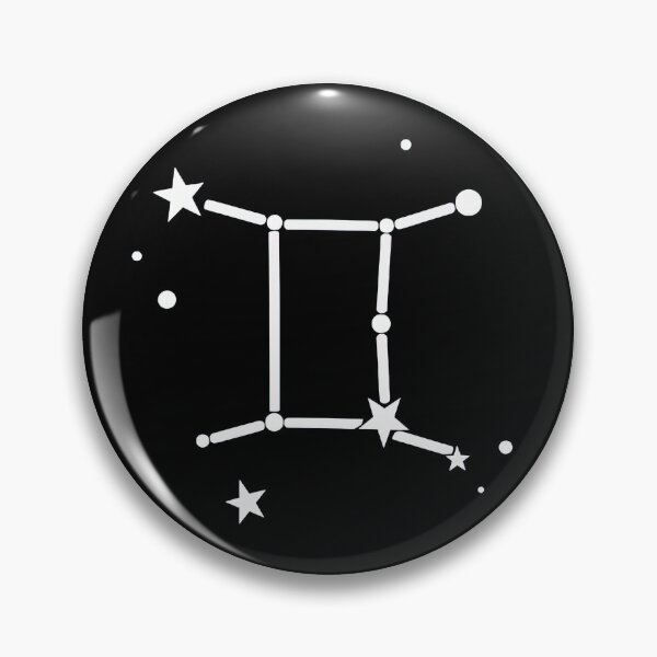 Item preview, Gemini Zodiac Constellation Minimalist Design designed and sold by ArtfulWeave.