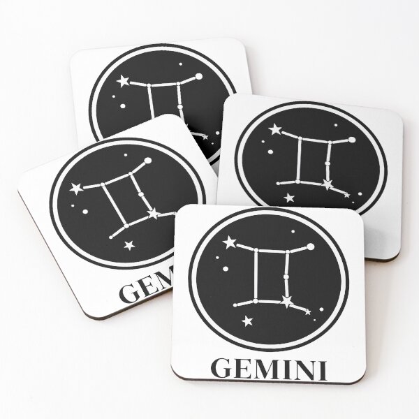 Item preview, Gemini Zodiac Constellation Minimalist Design designed and sold by ArtfulWeave.
