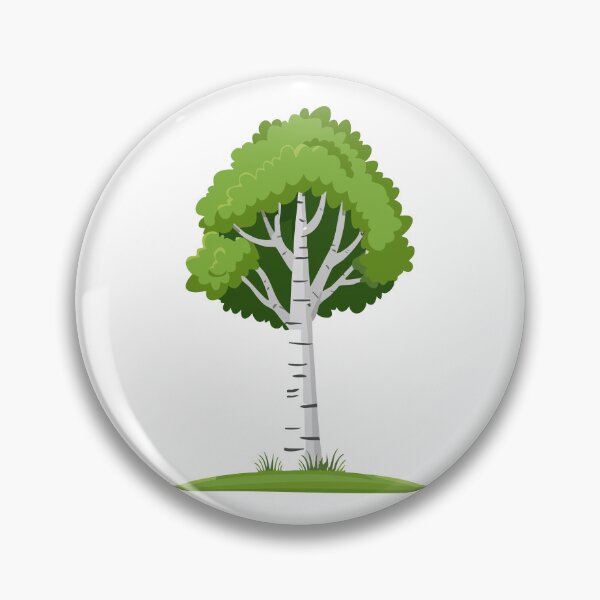 Item preview, Birch tree with leaves, spring or summer, green foliage, home, forest and garden decoration, silver birch, warty birch, European white birch, weeping birch (Betula pendula) designed and sold by Danler.