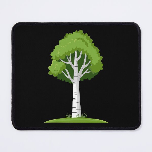 Item preview, Birch tree with leaves, spring or summer, green foliage, home, forest and garden decoration, silver birch, warty birch, European white birch, weeping birch (Betula pendula) designed and sold by Danler.