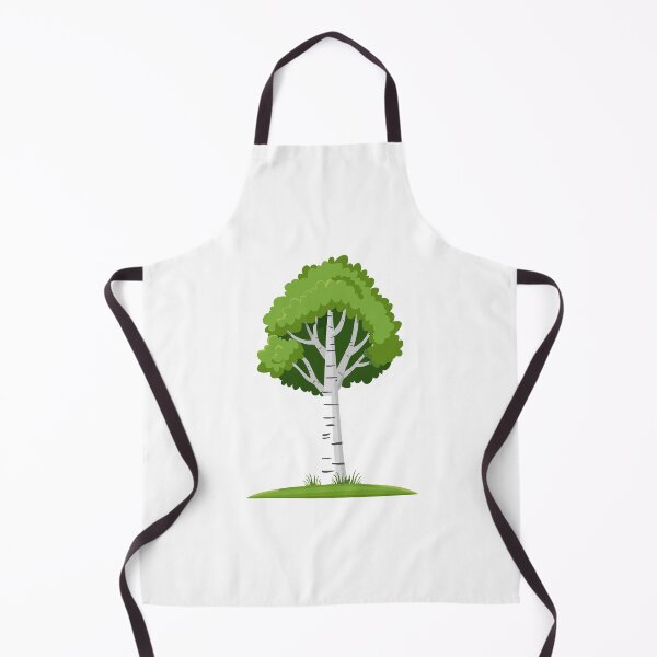 Item preview, Birch tree with leaves, spring or summer, green foliage, home, forest and garden decoration, silver birch, warty birch, European white birch, weeping birch (Betula pendula) designed and sold by Danler.