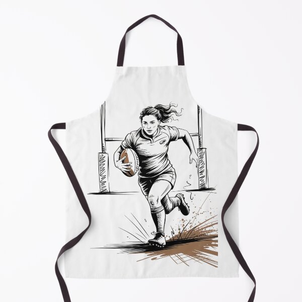 Item preview, Dynamic Female Rugby Player Try designed and sold by ShadowAndSlate.