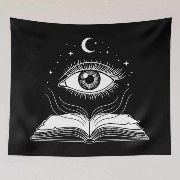 Item preview, Cosmic Eye of Wisdom - Mystical Book designed and sold by Linework Studio.