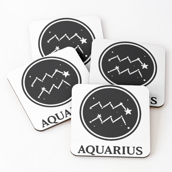 Item preview, Aquarius Zodiac Star Constellation Artwork designed and sold by ArtfulWeave.
