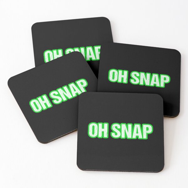 Item preview, Oh Snap, outlined green designed and sold by Memes N Lore .