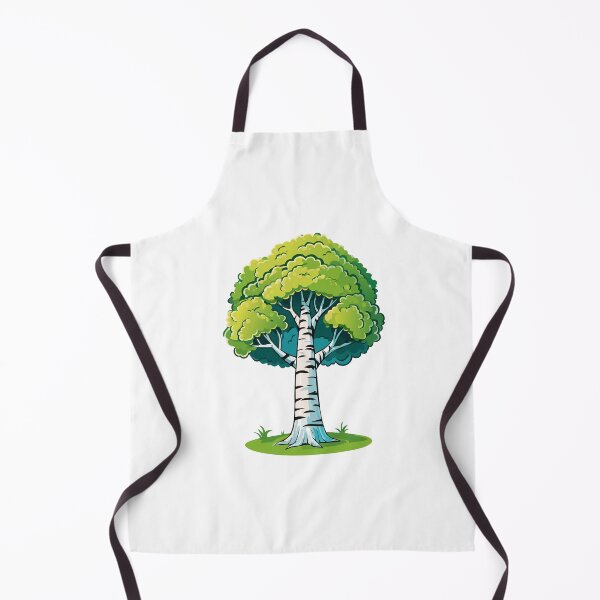 Item preview, Birch tree with leaves, spring or summer, green foliage, home, forest and garden decoration, silver birch, warty birch, European white birch, weeping birch (Betula pendula) designed and sold by Danler.