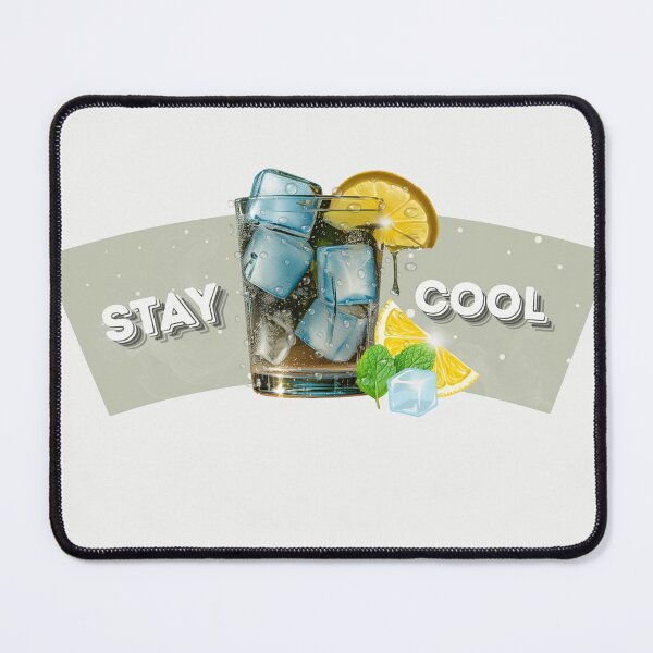 Item preview, Stay Cool – Refreshing Summer Lemon Ice Drink Design designed and sold by reemavibe.