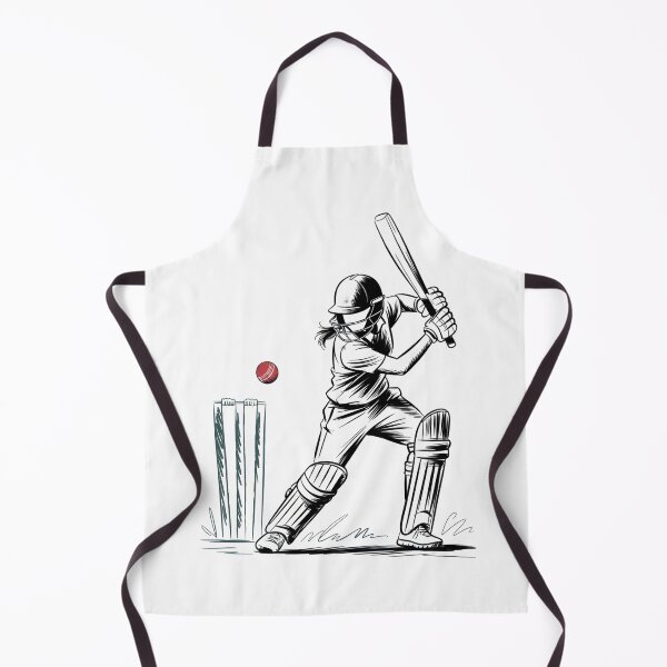 Item preview, Dynamic Female Cricket Batter designed and sold by ShadowAndSlate.