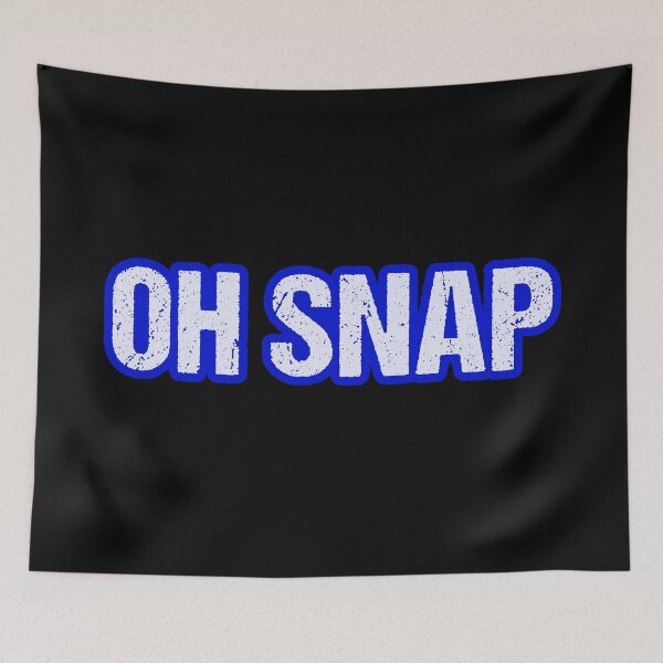 Item preview, Oh Snap, outlined blue designed and sold by Memes N Lore .