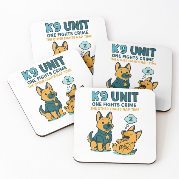 Item preview, K-9 One Fights Crime The Other Fights Nap Time designed and sold by RoliPictures.